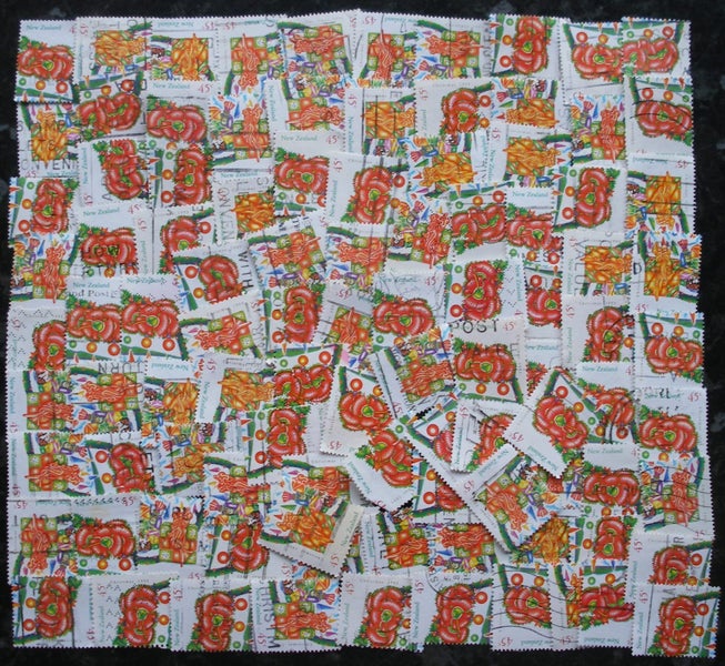 Bulk NZ stamps - $1 reserve - 1993 christmas Carousel 1