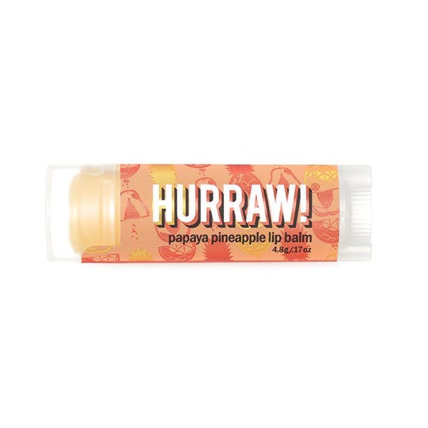 Hurraw! Lip Balm Papaya Pineapple 4.3g Carousel 1