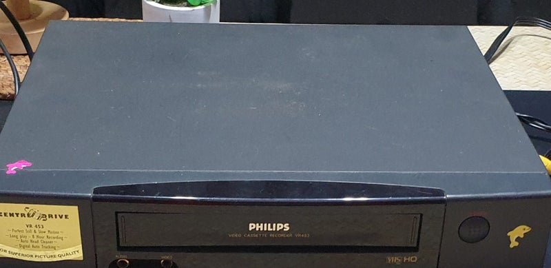 Vintage 1992 • Phillips VCR "Centre Drive" VR453 • Recording Function Carousel 2