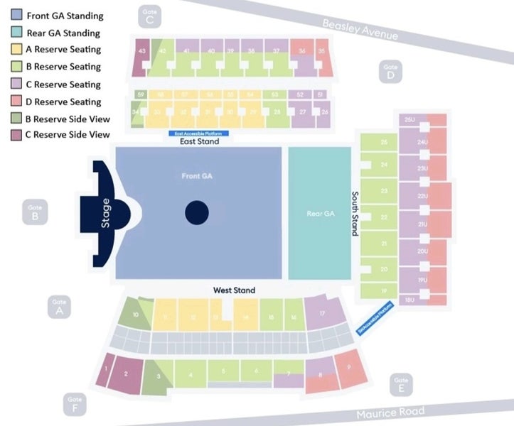 Great Ed Sheeran ticket - A Reserve64801858517507111