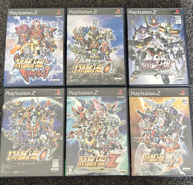 PlayStation 2 - Super Robot Wars 6pc Set - NTSC-J Carousel 2