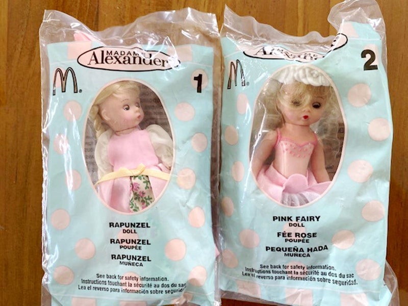 Rapunzel & Pink Fairy Dolls: Sealed Pair made by Madame Alexander company USA Carousel 1