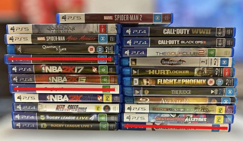 Bulk - PS4, PS5 Games & DVD's Carousel 1