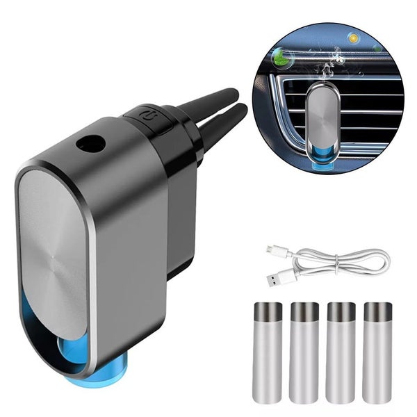 for Smart Car Air Freshener Diffuser Rechargeable with 3 Modes with 4 Essen Carousel 1