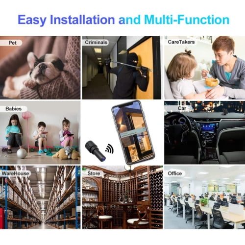 Smart Mini Camera WiFi HD 1080P IP Night Vision Camcorder Home Security Cam Carousel 2