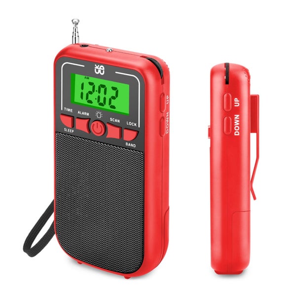 Portable Radios AM FM, Transistor Pocket Radio with Best Reception Digital Carousel 1