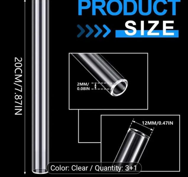 Boba tea - glass reusable straws Carousel 5