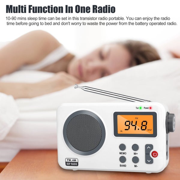 Portable AM FM Radio with LCD Display, Personal Pocket Radio with Best Rece Carousel 2