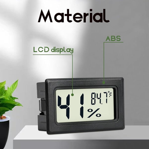 NEW Mini Thermometer Hygrometer LCD Indoor Digital Temperature Humidity Met Carousel 1