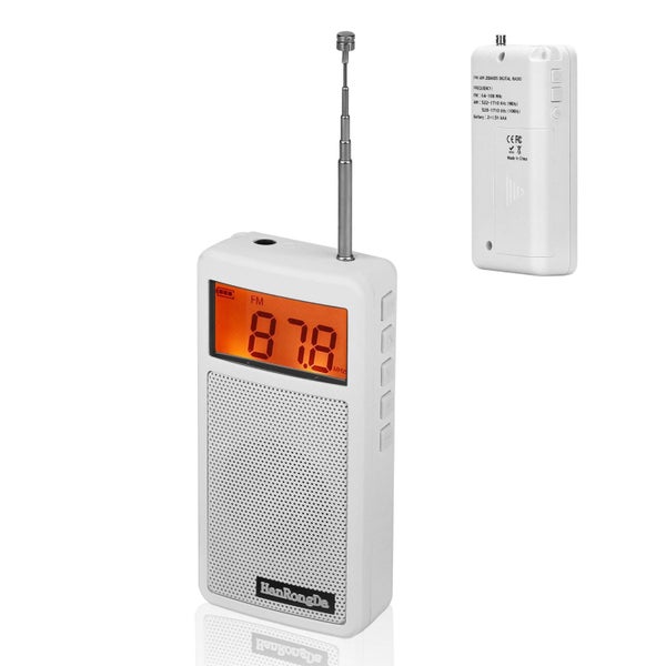 Pocket Radios, Portable AM FM Personal Radio, Battery Operated Transistor R Carousel 1