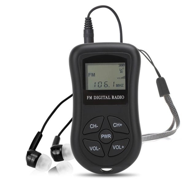 Portable FM Personal Radio with Headphones, Pocket Radio Great Reception, L Carousel 1