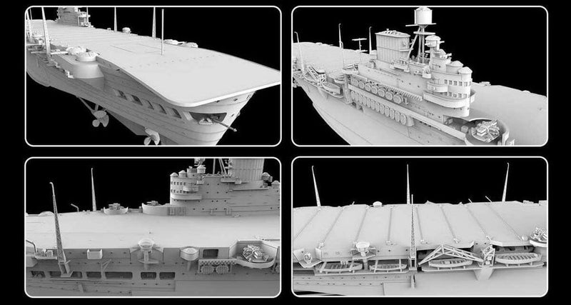 FlyHawk 1/700 Scale HMS Illustrious 1940 Aircraft Carrier FH1116 Plastic Mode... Carousel 2