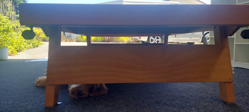 Collapsing Train or Toy Table rolls under bed solid and well made Xmas bargin64805743001859112