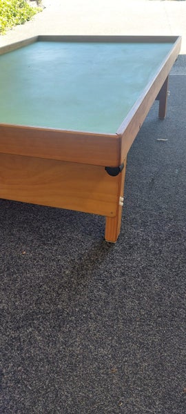 Collapsing Train or Toy Table rolls under bed solid and well made Xmas bargin64805743001859111