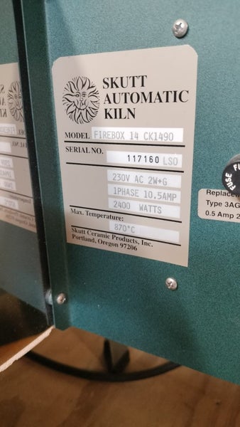 Glass fusing kiln Carousel 2