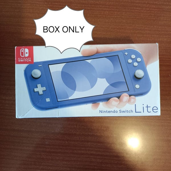(BOX ONLY) Nintendo switch lite blue Carousel 1