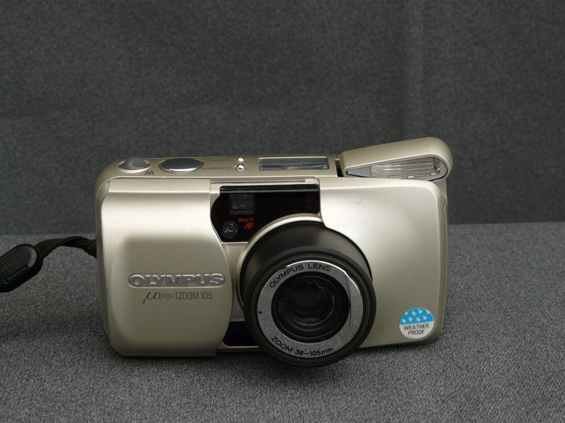 Olympus mju Zoom 105 Weatherproof 35mm Film Camera 38-105mm Zoom Carousel 2