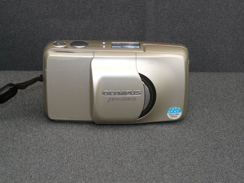 Olympus mju Zoom 105 Weatherproof 35mm Film Camera 38-105mm Zoom Carousel 1