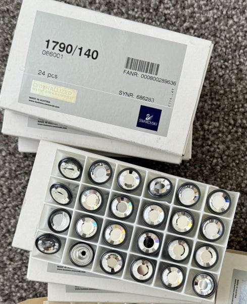 Swarovski Crystal Denim Rivet Tack Buttons, 24 pcs box Carousel 1