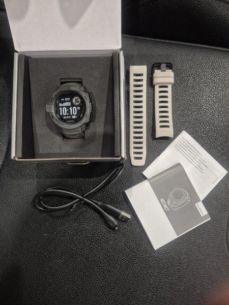Garmin Instinct GPS Multisport Triathlon All Activity Indoor Outdoor Dry/Wet Use Carousel 1