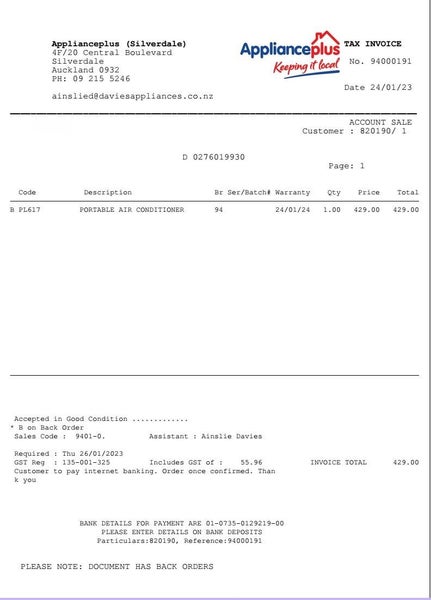 SHEFFIELD PORTABLE AIR CONDITIONER Carousel 10