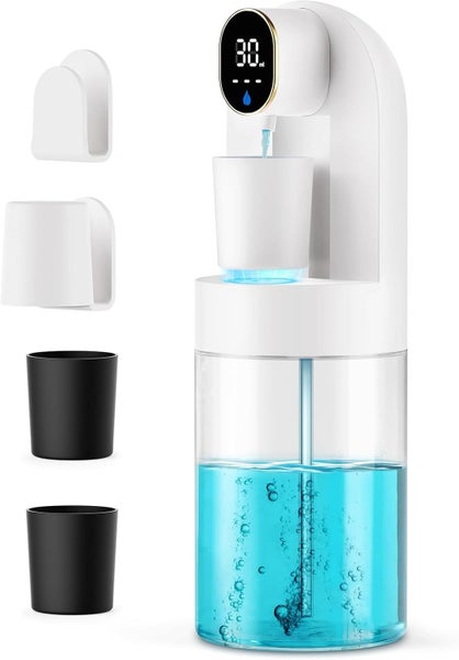 Automatic Mouthwash Dispenser for Bathroom, 21.12 oz(600 ml) Touchless Smar Carousel 1