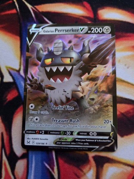 Galarian Perrserker V - Lost Origin - 129/196 - NM Carousel 1