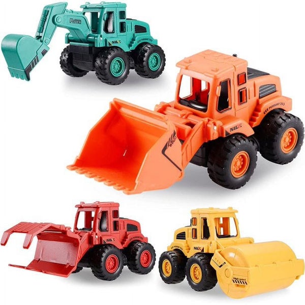 Cars for Toddlers -4 PCS Construction Truck Toys ,Christmas Gift Toys for G Carousel 1