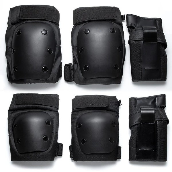 Knee Pads Elbow Pads Wrist Guards 6 In 1 Protective Gear Set For Skateboardin... Carousel 2