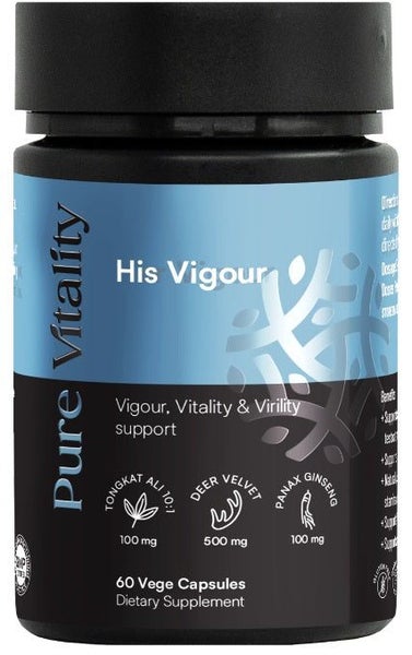 Pure Vitality His Vigour 700mg 60VC Carousel 1