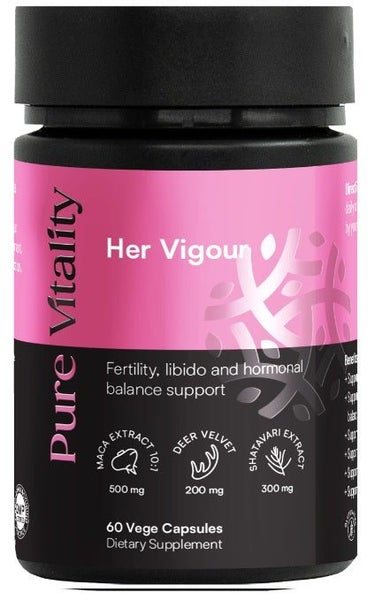 Pure Vitality Her Vigour 700mg 60VC Carousel 1
