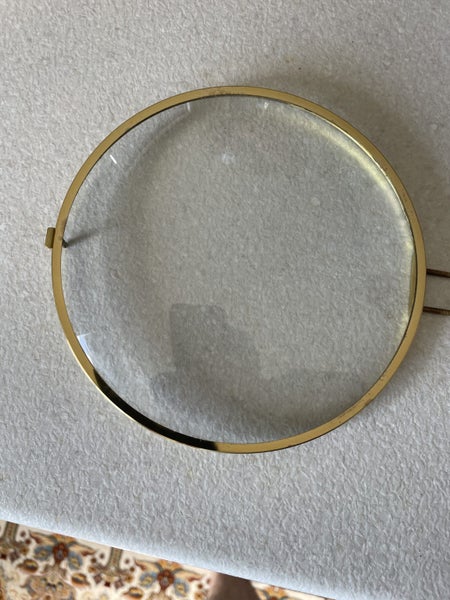 Hard-to-Find New Old Stock Complete Clock Bezel with Convex Glass Carousel 1