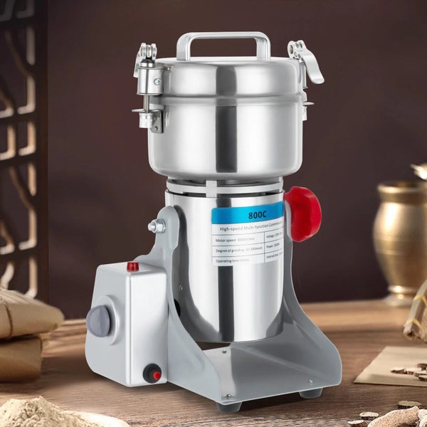 800G Electric Dry Food Grain Mill Grinder Machine Spices Nuts Grinding Blender Carousel 15
