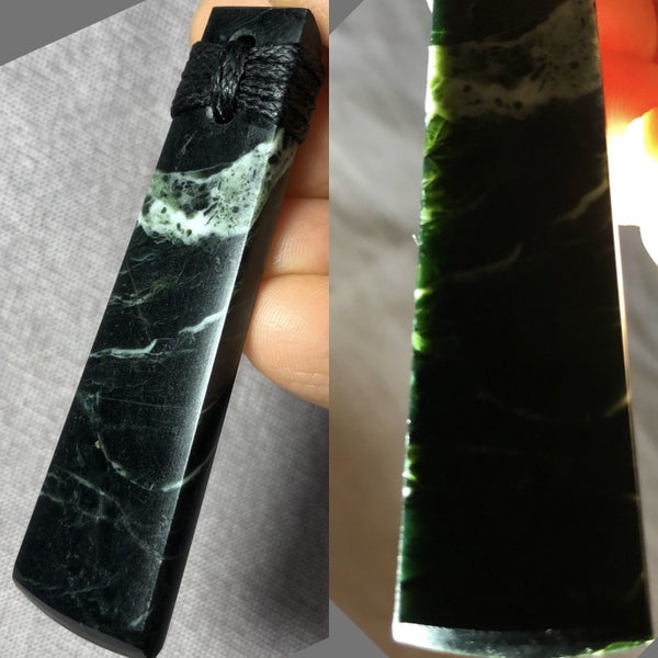 CRAZY 1 DAY AUCTION! 6.7cm NZ Pounamu Toki Pendant, $1 Reserve Carousel 1