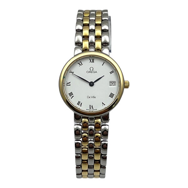 Omega DeVille 18ct Gold & Steel Ladies Wristwatch on Bracelet Model 7280.23.00 Carousel 2