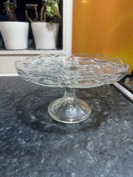 Cut Glass Cake Stand Carousel 1