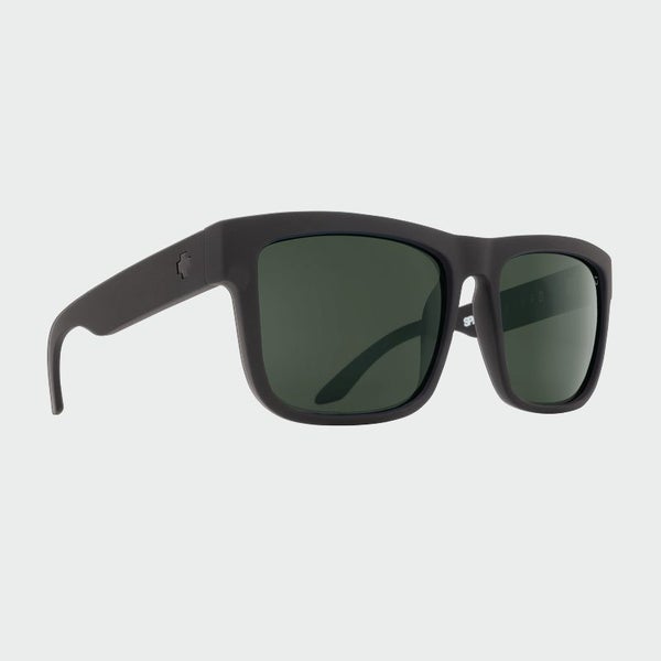 Spy Sunglasses Discord - Soft Matte Black Happy Grey Green Polarized Carousel 1