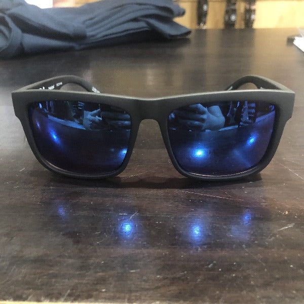 Spy Sunglasses Discord - Matte Black Happy Bronze Polarized w/Blue Spectra Carousel 5