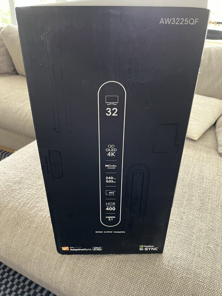 Alienware AW3225QF 4K 240Hz OLED Monitor (near new)64814762847618111