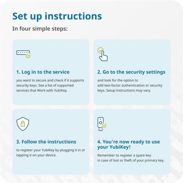 Yubico YubiKey 5 Nano - USB-A Multi-Protocol - v5.7 - Two Factor Security Key Carousel 6
