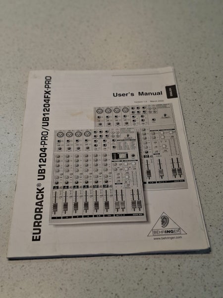Behringer Eurorack UB1204FX-PRO Audio Mixer64814986243841114