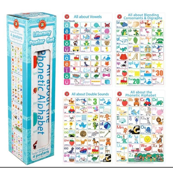 LCBF All About Literacy Poster Box Set Of 4 Carousel 1