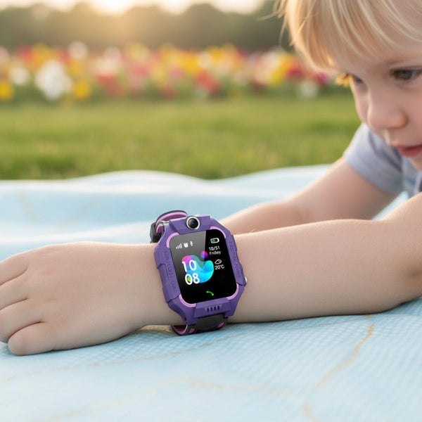 Waterproof Smart Watch LBS Tracker - 12 Time Format 1.44'' Touch Screen SOS Carousel 1