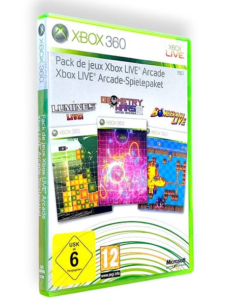 Xbox Live ARCADE GAME PACK Xbox 360 (Lumines + Bomberman + Geometry Wars) Carousel 2