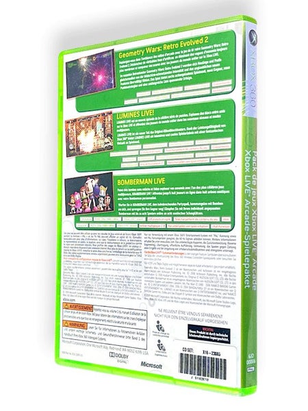 Xbox Live ARCADE GAME PACK Xbox 360 (Lumines + Bomberman + Geometry Wars) Carousel 4