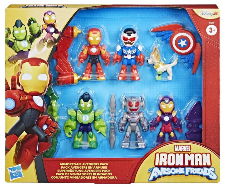 Iron Man & His Awesome Friends: Armored-Up Avengers 6-Pack - 3" Figures Carousel 1