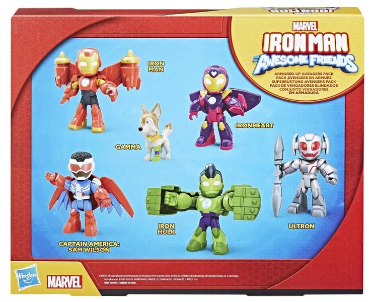 Iron Man & His Awesome Friends: Armored-Up Avengers 6-Pack - 3" Figures Carousel 3