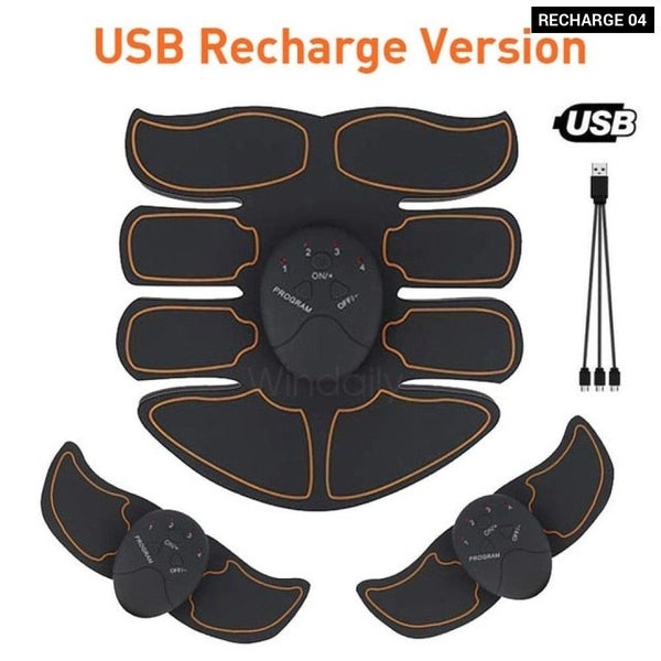 Wireless Electric EMS Muscle Stimulator Toner ABS Abdominal Hip Body Slimming... Carousel 1