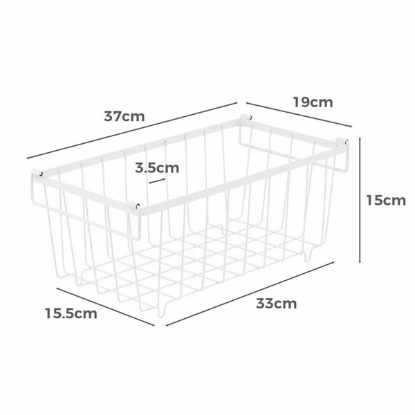 4 Pack Freezer Storage Baskets Organizer Carousel 12