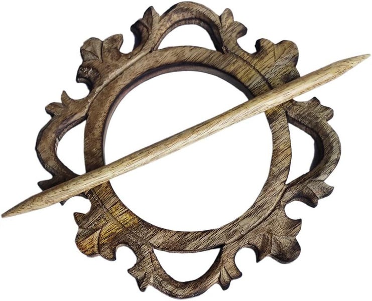 Wooden Curtain Tiebacks Set of 2 | Handmade Rustic Decorative Curtain Holdbacks Carousel 8